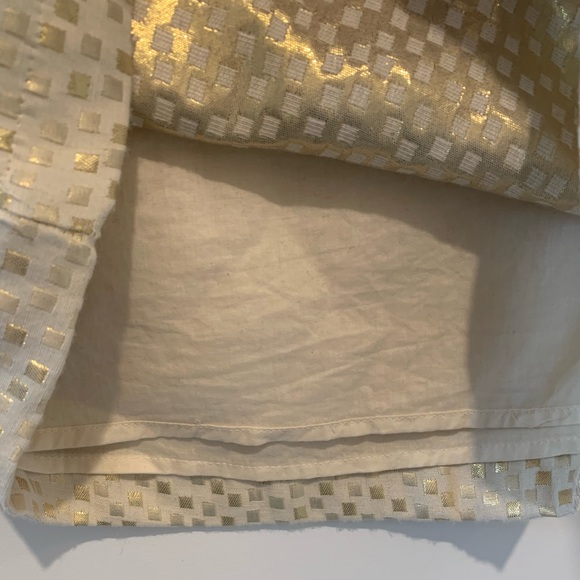 Gap beige and gold patterned dress. Size 5. - Picture 4 of 5